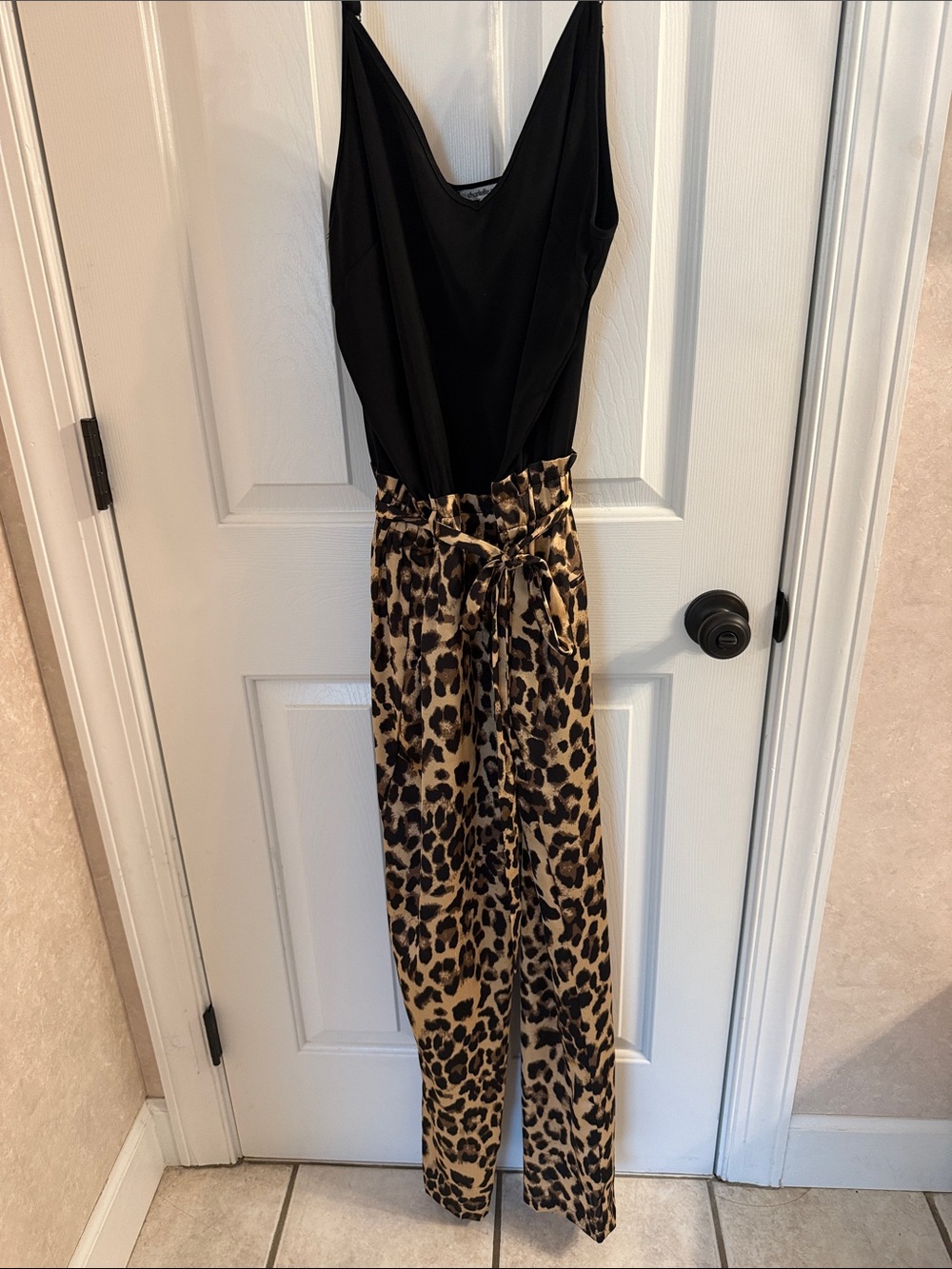 XL Leopard Romper